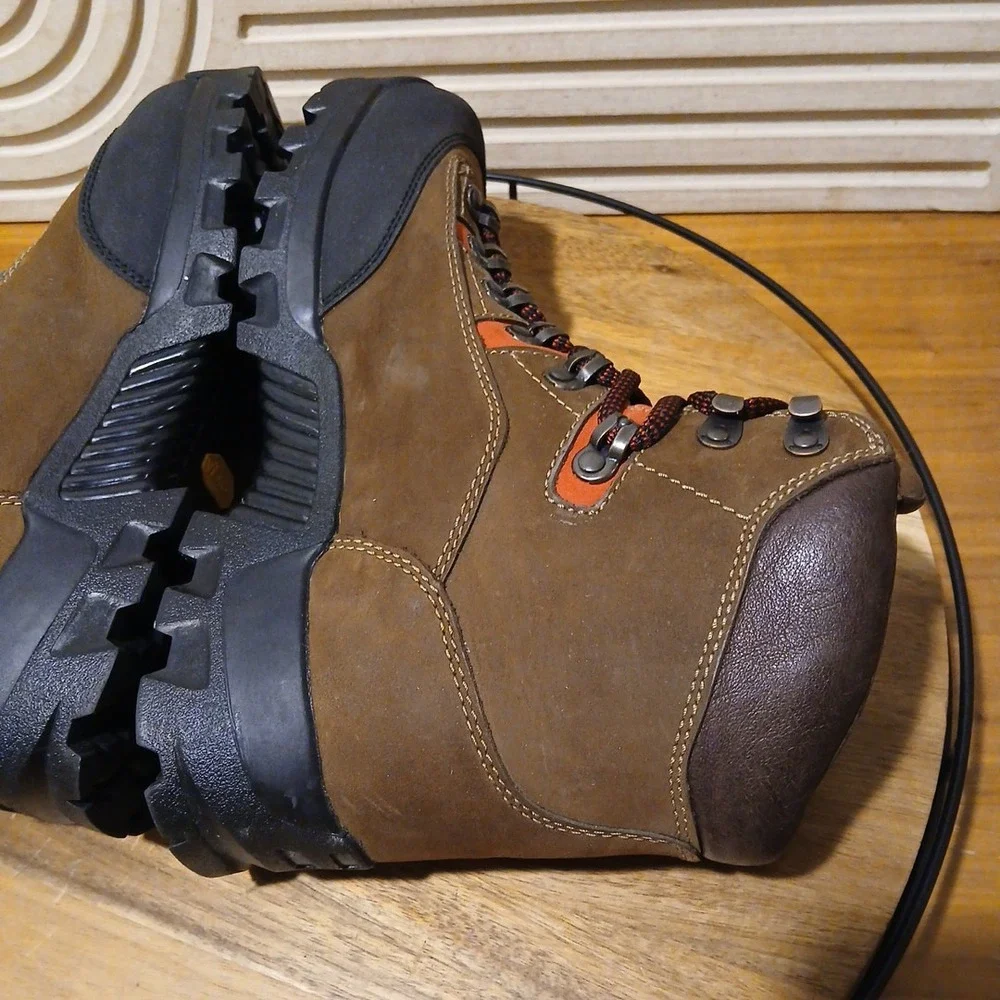 Danner Brown Leather Expedition GTX Womens Sz 10 Hiking Gore-Tex Vibram Boots